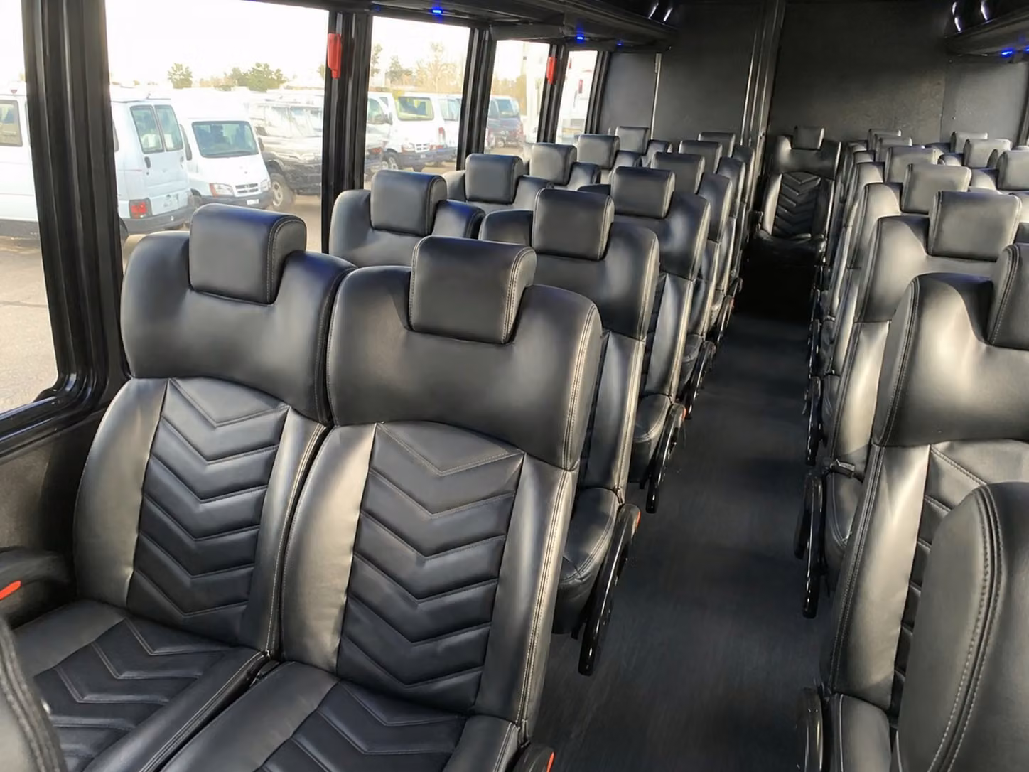 15 passenger minibus inside