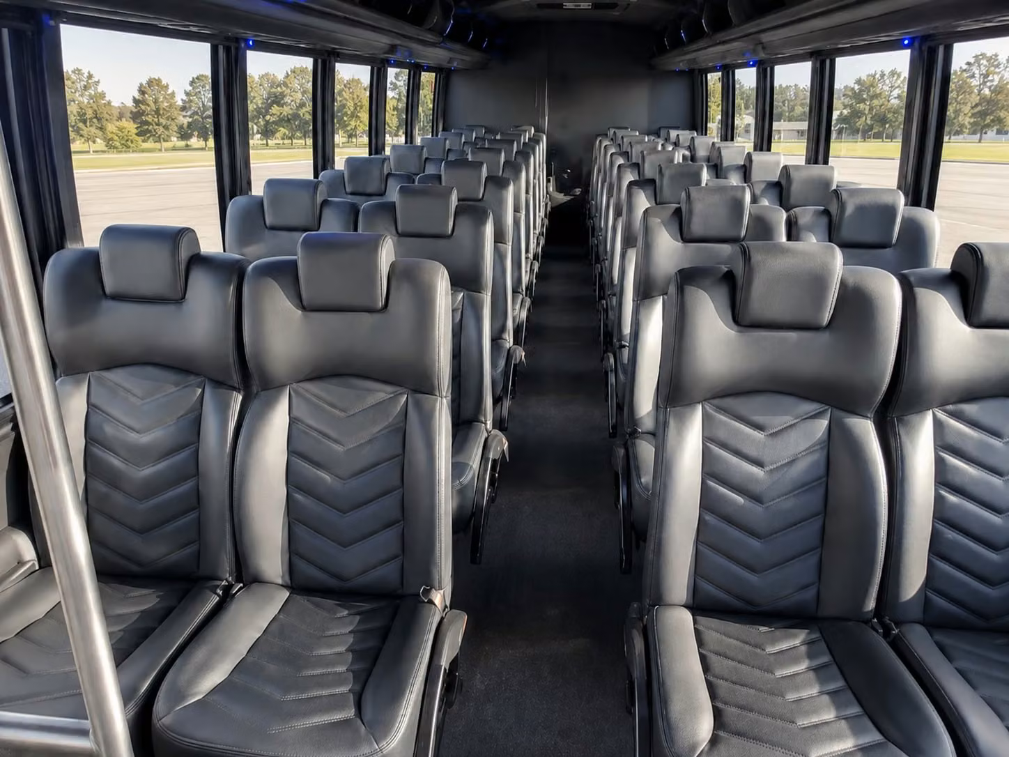 20 passenger minibus interior
