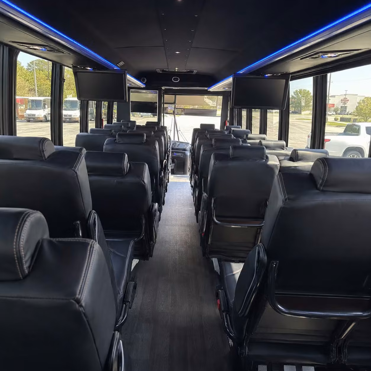 35 passenger minibus inside