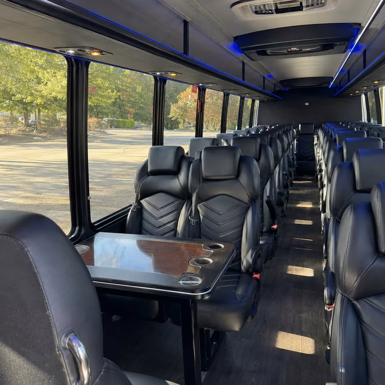 35 passenger minibus interior