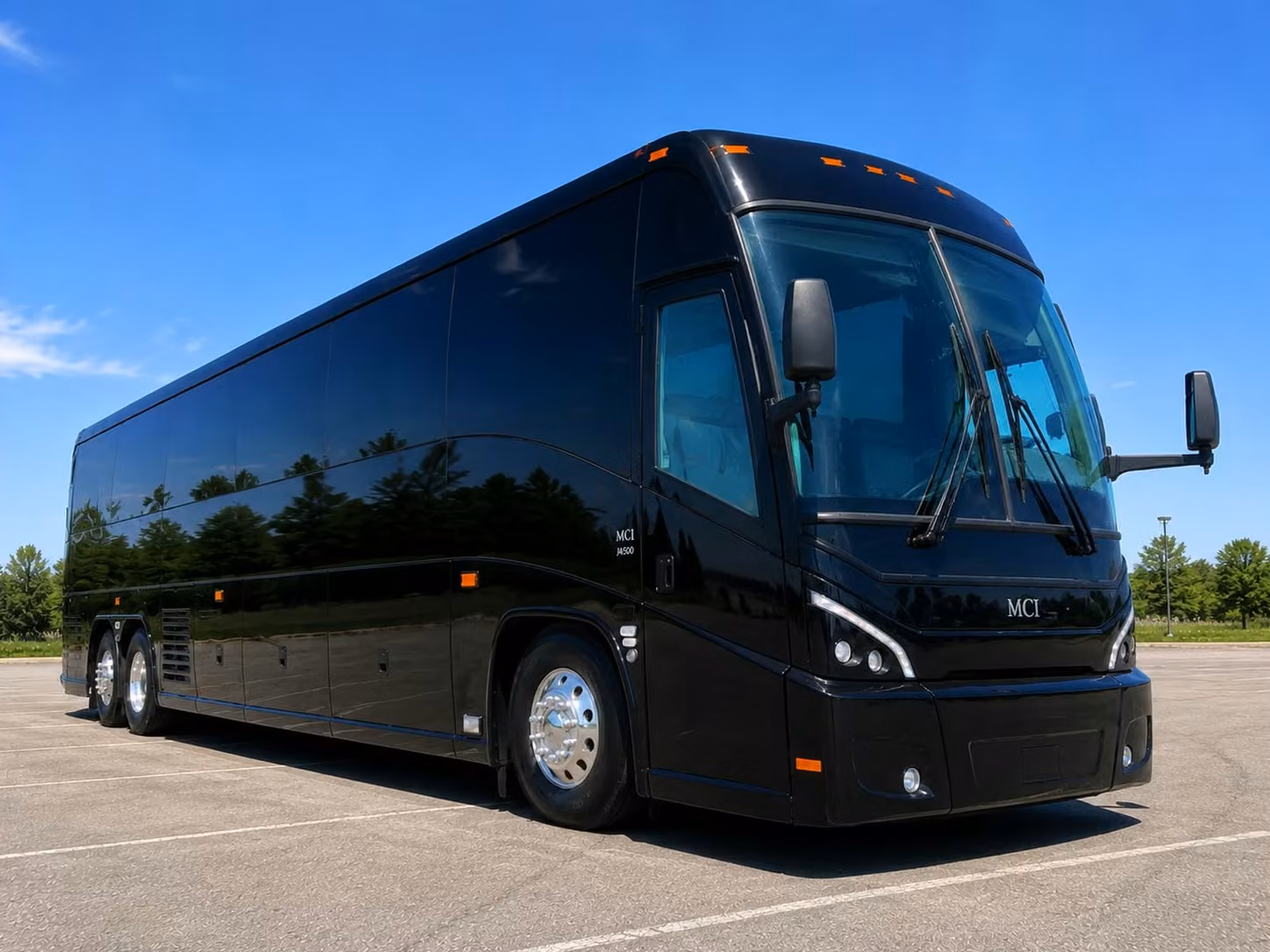 charter bus rentals for fayetteville weddings