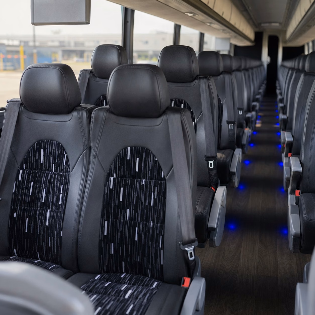 charter bus rentals for large fayetteville wedding guest lists