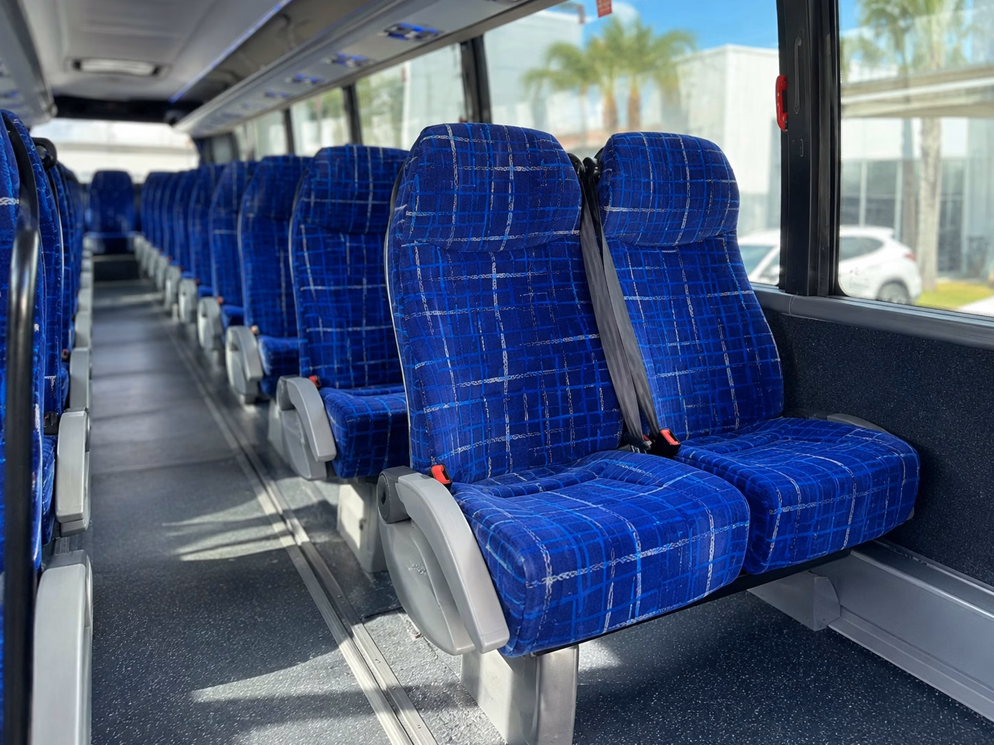 fayetteville charter bus interior