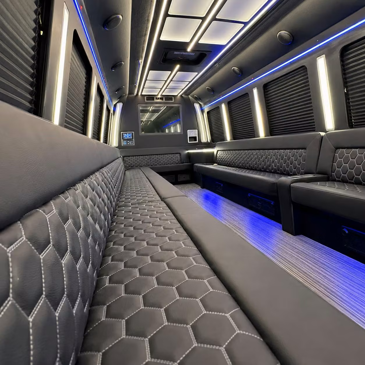 fayetteville prom night party buses that turn the ride into the celebration