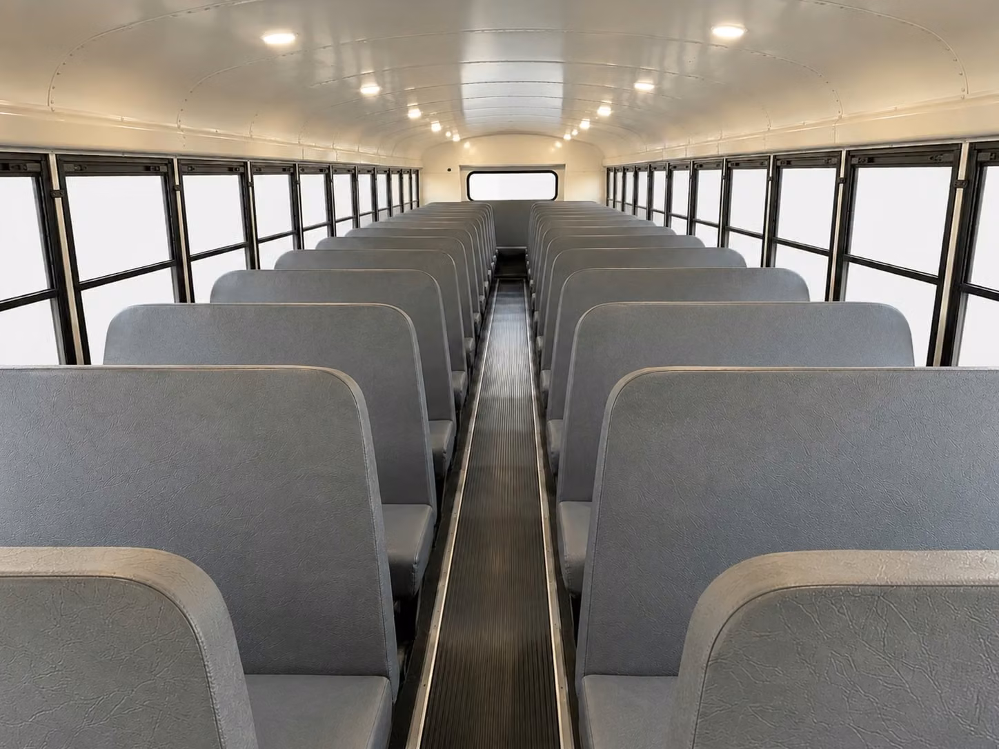 school bus inside