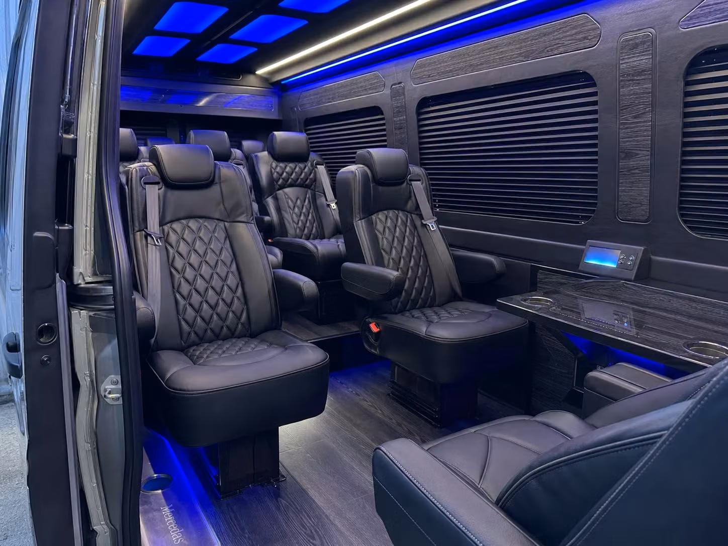sprinter van transportation for groups and events across fayetteville