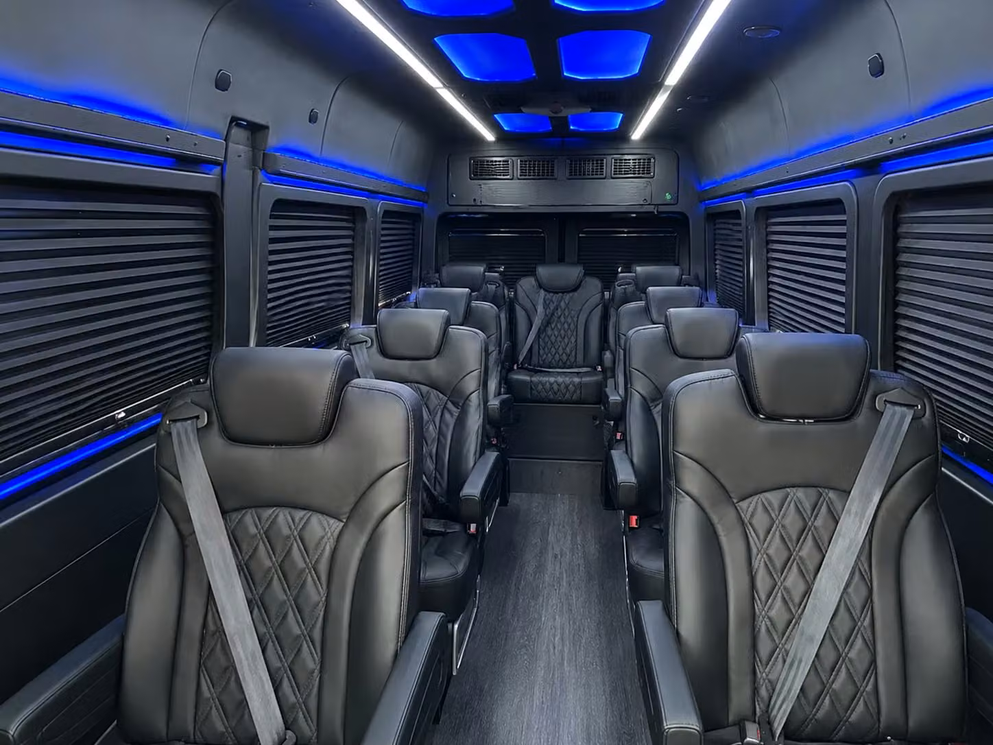sprinter van with driver inside